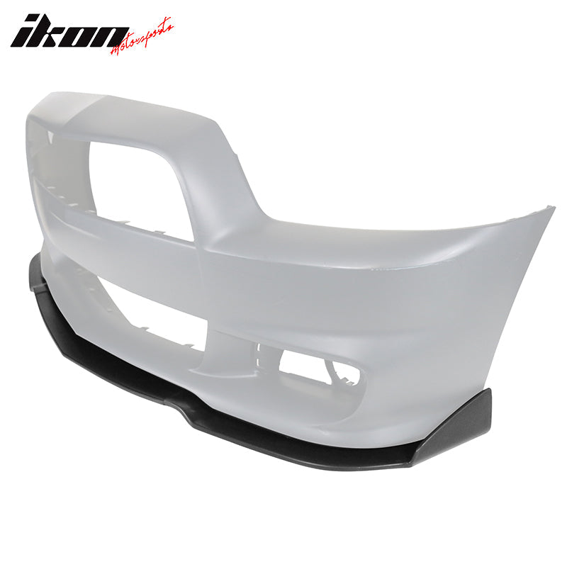 2012-2014 Dodge Charger SRT Unpainted Front Bumper Lip PU 3PCS