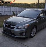 2012-2014 Subaru Impreza IKON V6 Style Unpainted Front Bumper Lip PU