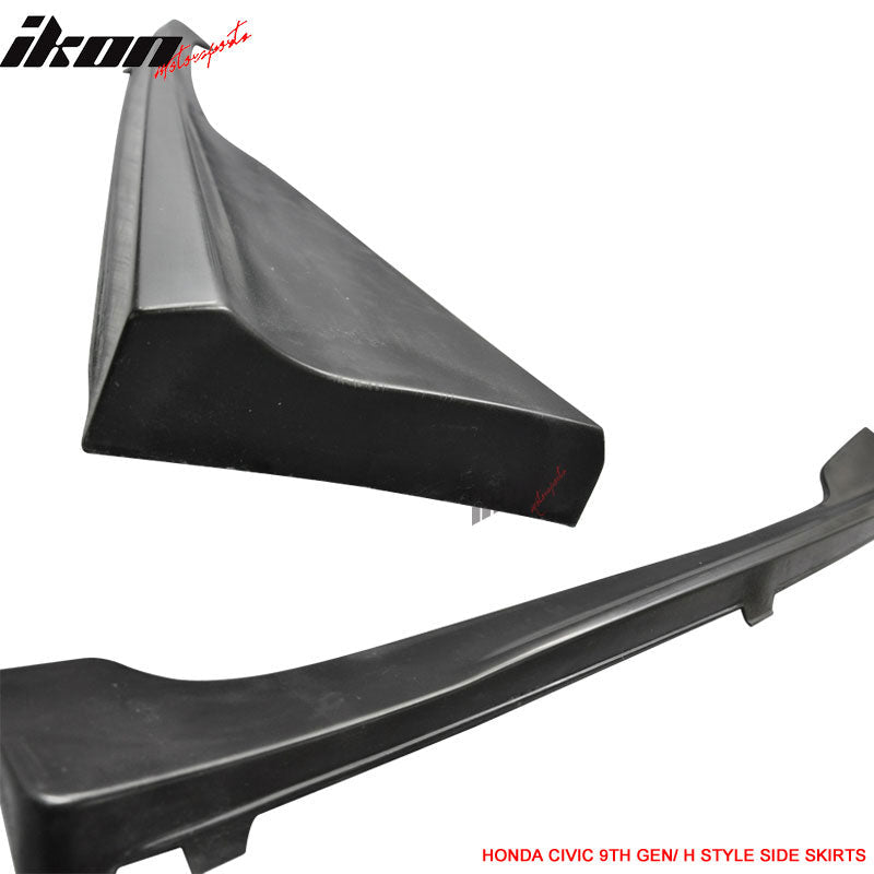 2012-2015 Honda Civic Coupe HF-P Style Side Skirts Rocker Pannel PU