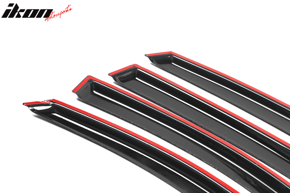 2012-2016 Subaru Impreza 13-17 XV Crosstrek Window Visors Acrylic