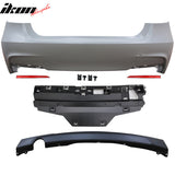 2012-2018 BMW F30 F35 3 Series Sedan Rear Bumper Cover W/Diffuser PP