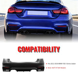 2012-2019 BMW F30 3-Series Sedan 4Dr M3 M4 Style Rear Bumper Cover PP