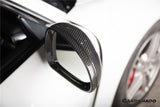 2012-2019 Porsche 911 991.1 991.2 Carrera 981 OEM Style Dry Carbon Fiber Mirror Housing Replacement | Fits Carrera S, Carrera 4, Cabriolet, Targa 4, And Cayman, Boxster LHD