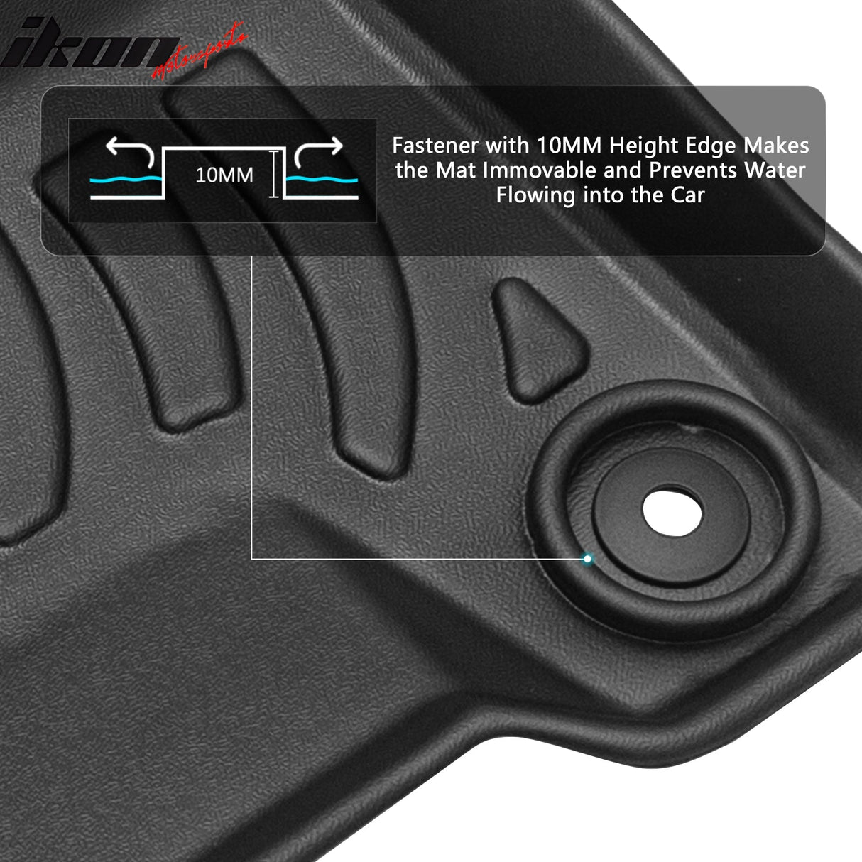 2012-2024 Ram 1500/2500/3500 Crew Cab 3D Floor Mats Carpets Liner TPE