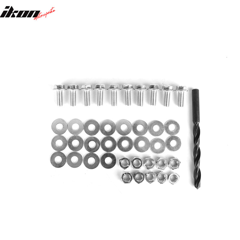Front Bumper Splitter Lip for Ford Focus ST 2013-2014 with Hardware Carbon Fiber Print