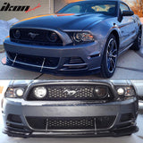 2013-2014 Ford Mustang GT Style Unpainted Front Bumper Lip Spoiler PU