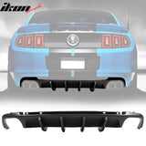 2013-2014 Ford Mustang Shelby Unpainted Black Rear Bumper Diffuser PP