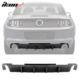 2013-2014 Ford Mustang V6 GT Carbon Fiber Print Rear Bumper Lip V2 PP