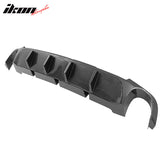 2013-2014 Ford Mustang V6 GT Carbon Fiber Print Rear Bumper Lip V2 PP
