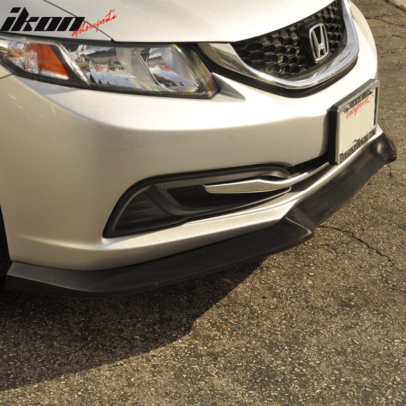2013-2015 Honda Civic USDM Front Lip GT Style Unpainted PU