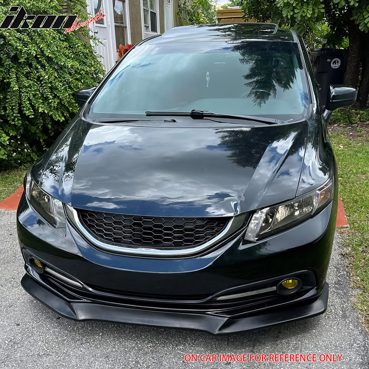 2013-2015 Honda Civic USDM Front Lip GT Style Unpainted PU