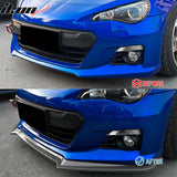 2013-2016 Subaru BRZ CS Style Carbon Fiber Print Front Bumper Lip PP