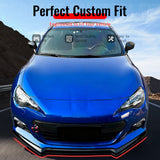 2013-2016 Subaru BRZ CS Style Gloss Black Front Bumper Lip Spoiler PP