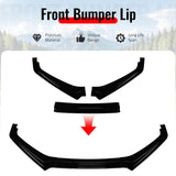 2013-2016 Subaru BRZ CS Style Gloss Black Front Bumper Lip Spoiler PP
