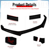 2013-2016 Subaru BRZ CS Style Gloss Black Front Bumper Lip Spoiler PP