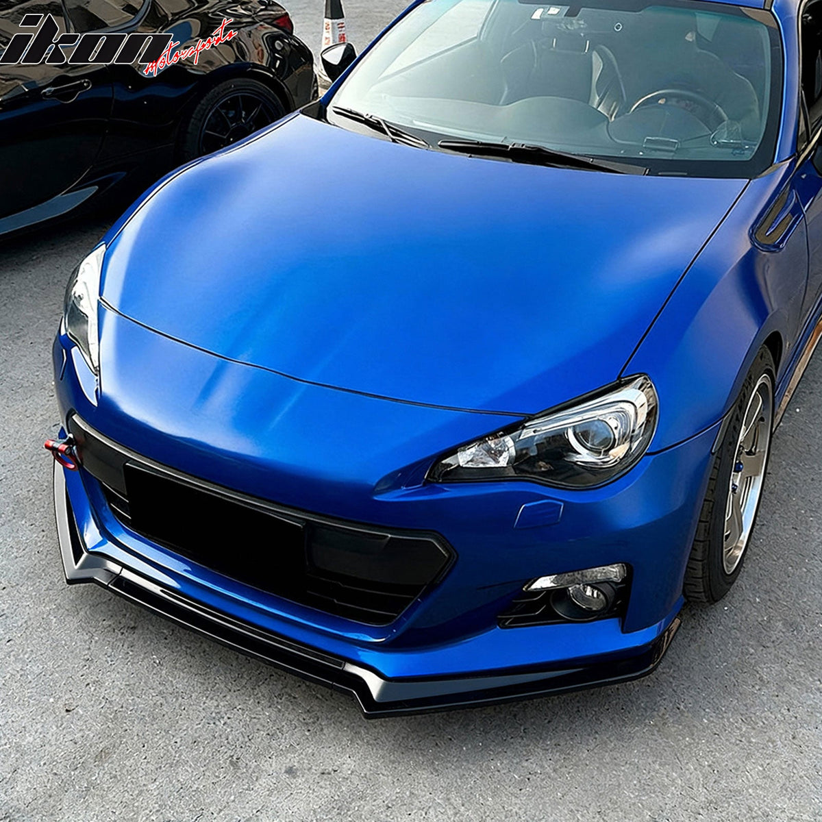 2013-2016 Subaru BRZ CS Style Gloss Black Front Bumper Lip Spoiler PP