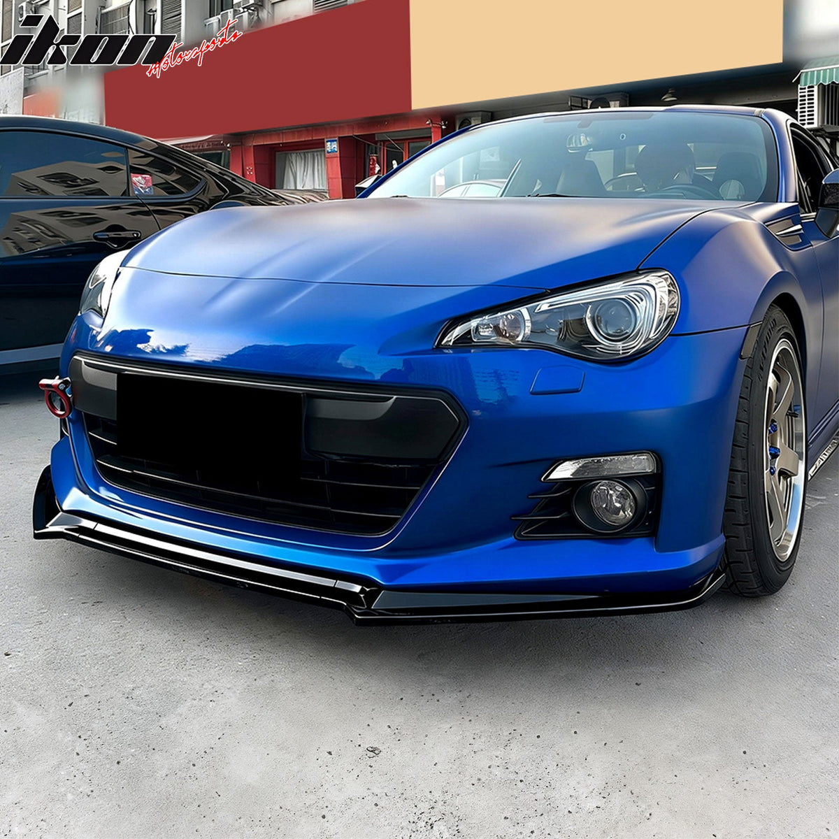 2013-2016 Subaru BRZ CS Style Gloss Black Front Bumper Lip Spoiler PP