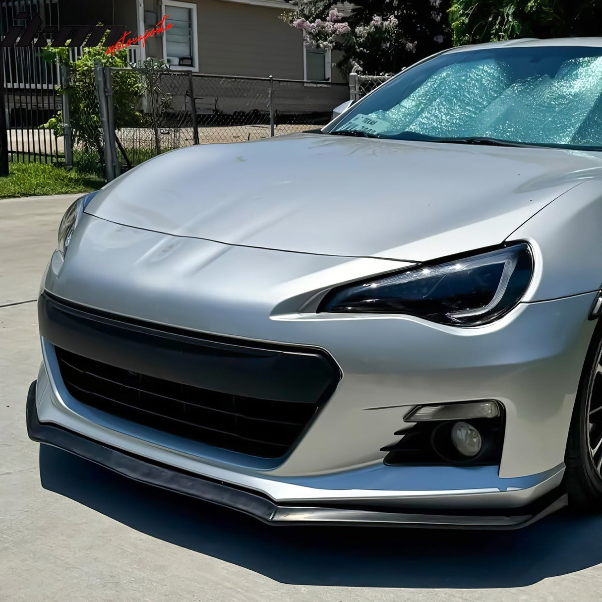 2013-2016 Subaru BRZ CS Style Unpainted Black Front Bumper Lip PU