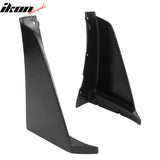 2013-2016 Subaru BRZ Black Front Bumper Lip Splitters Winglets 2PCS PU