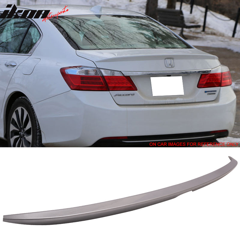 Trunk Spoiler Wing for Honda Accord 2013-2017 OEM Style #NH830M Silver ABS