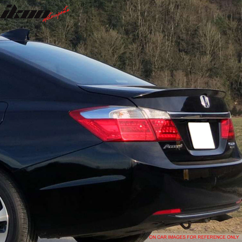 Trunk Spoiler for Honda Accord Sedan 2013-2017 #NH731P Crystal Black Pearl