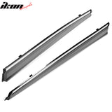 2013-2018 Nissan Altima Polycarbonate Window Visors W/ Chrome Trim 4PC