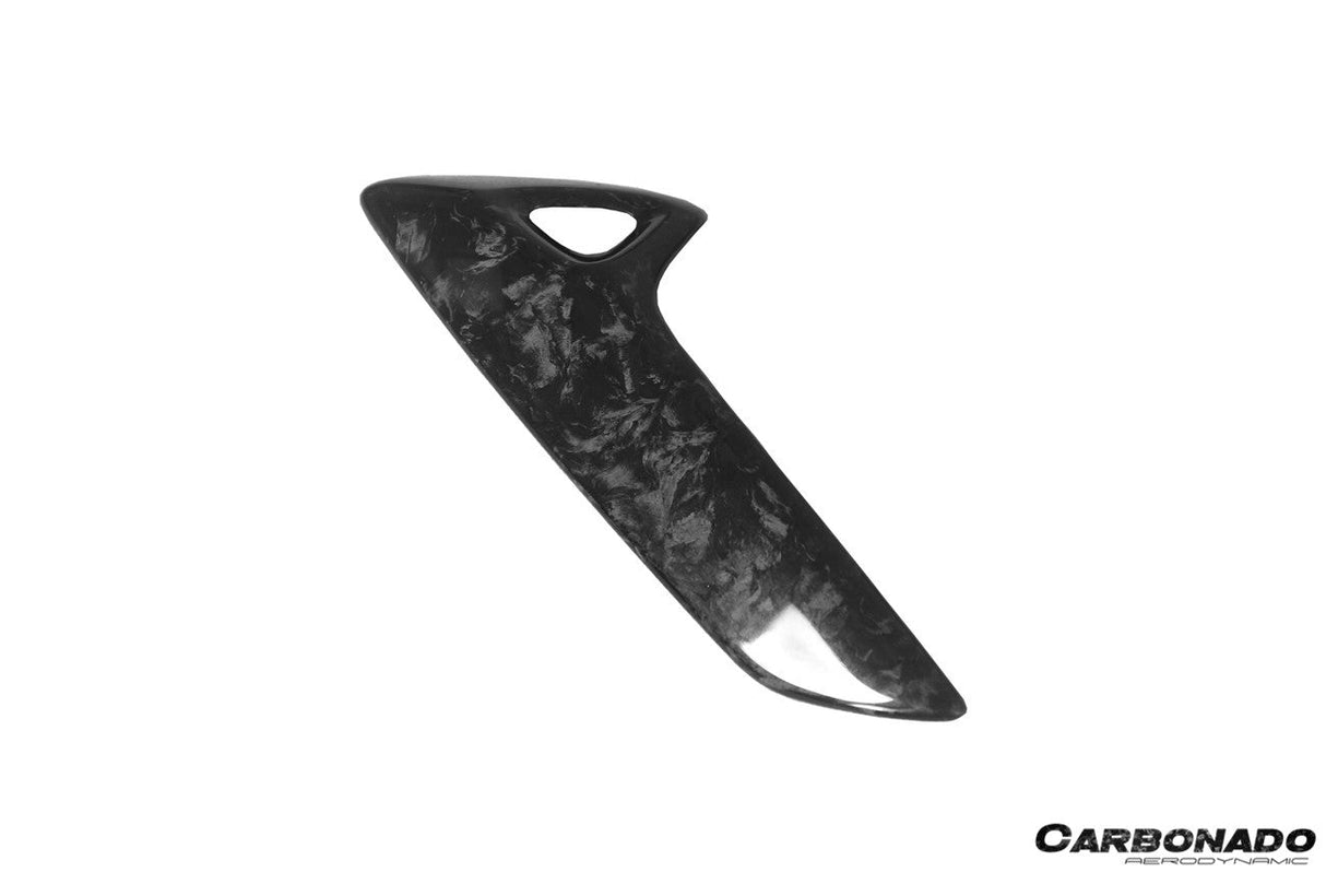 2013-2019 Corvette C7 Z06 Grandsport Dry Carbon Fiber Interior Door Handle molding Cover Trims
