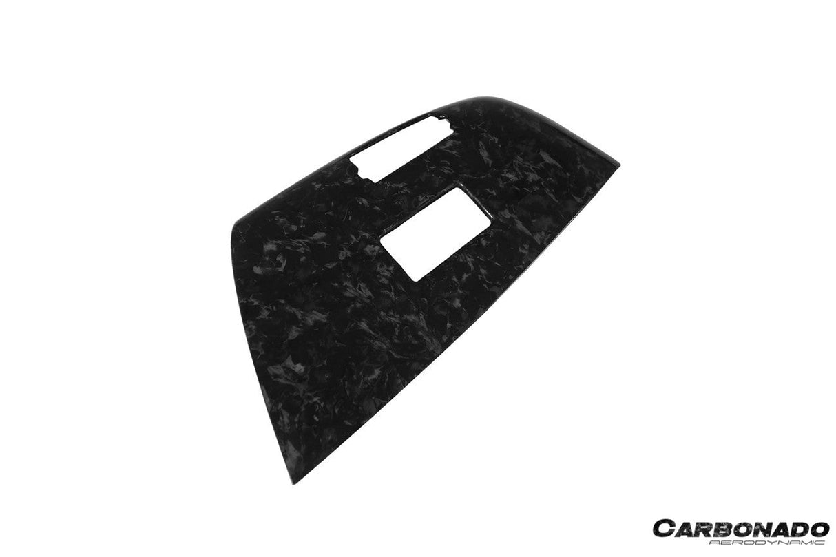 2013-2019 Corvette C7 Z06 Grandsport Dry Carbon Fiber Interior passenger Window Switch Side Armrest Panel cover Trim