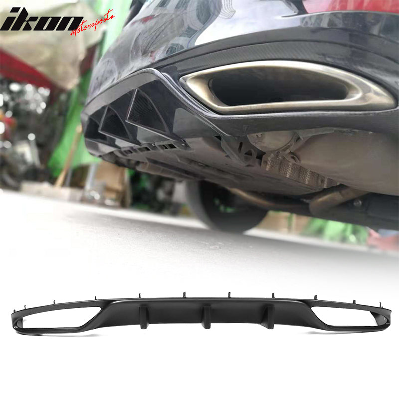 Rear Bumper Lip Diffuser for Lexus GS Series 2013-2020 3 Fins Unpainted PP