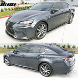 2013-2020 Lexus GS F Sport WD Style Matte Black Side Skirt Panel PP