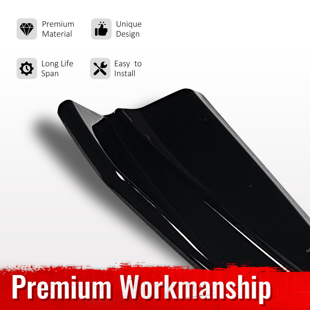 Rear Diffuser for Scion FRS/Subaru BRZ/Toyota 86 2013-2020 Gloss Black PP