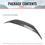 2013-2020 BRZ FR-S TY86 Duckbill Carbon Fiber Print Trunk Spoiler ABS