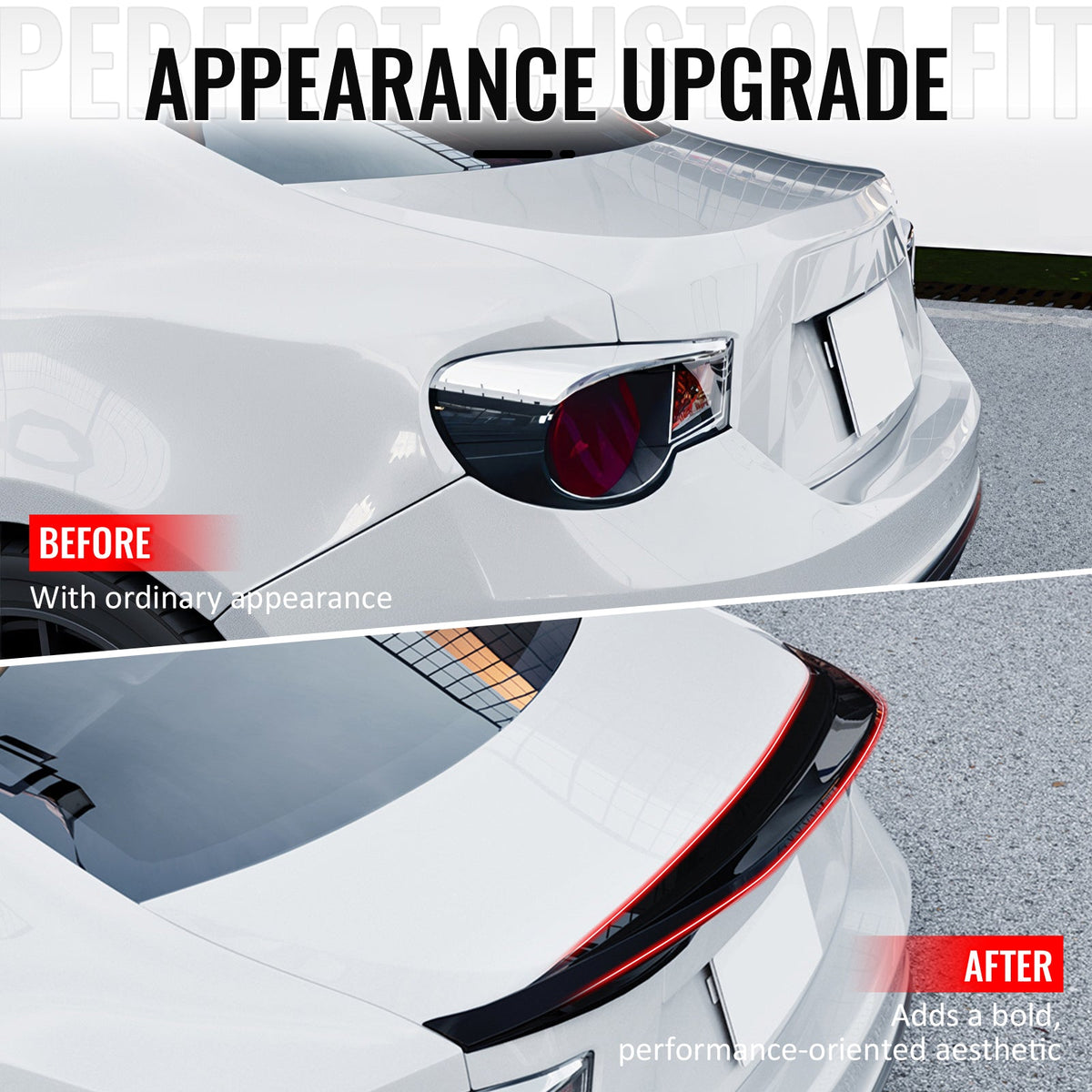 Trunk Spoiler for BRZ FR-S TY86 2013-2020 Duckbill Style Gloss Black ABS