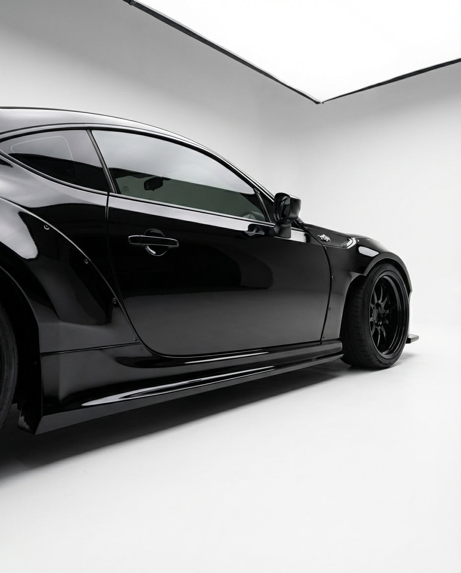 2013-2020 Toyota 86 GT500 V2 Style Side Skirt Rocker Panels - FRP