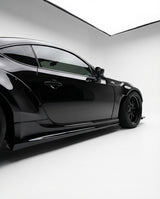 2013-2020 Toyota 86 GT500 V2 Style Side Skirt Rocker Panels - FRP