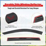 2013 Infiniti JX35& 2014-2021 Infiniti QX60 Window Visors Smoke Acrylic Rain Sun Deflectors Guard 4PCS Set