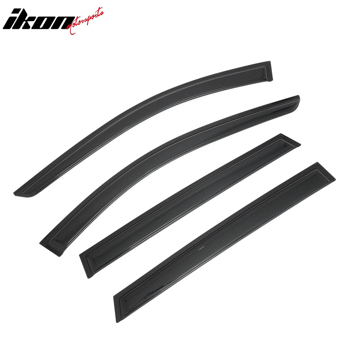 2013 Infiniti JX35& 2014-2021 Infiniti QX60 Window Visors Smoke Acrylic Rain Sun Deflectors Guard 4PCS Set