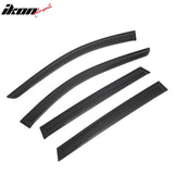 2013 Infiniti JX35& 2014-2021 Infiniti QX60 Window Visors Smoke Acrylic Rain Sun Deflectors Guard 4PCS Set