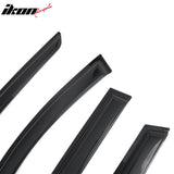 2013 Infiniti JX35& 2014-2021 Infiniti QX60 Window Visors Smoke Acrylic Rain Sun Deflectors Guard 4PCS Set