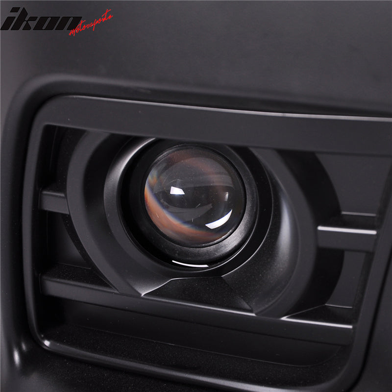 Fits 14-15 Camaro SS Front Bumper w/ Foglights + CCFL Halo Headlights