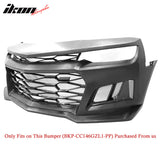 2014-2015 Chevy Camaro ZL1 Style Unpainted Front Bumper Lip Spoiler PP