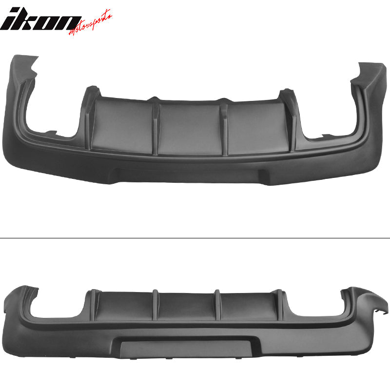 2014-2015 Chevy Camaro ZL1 Matte Black Rear Diffuser Bumper Lip PP