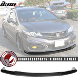 2014-2015 Honda Civic Coupe IKON Style Unpainted Front Lip Splitter PU