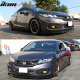 2014-2015 Honda Civic Coupe IKON Style Unpainted Front Lip Splitter PU