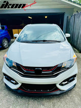 2014-2015 Honda Civic Coupe IKON Style Unpainted Front Lip Splitter PU