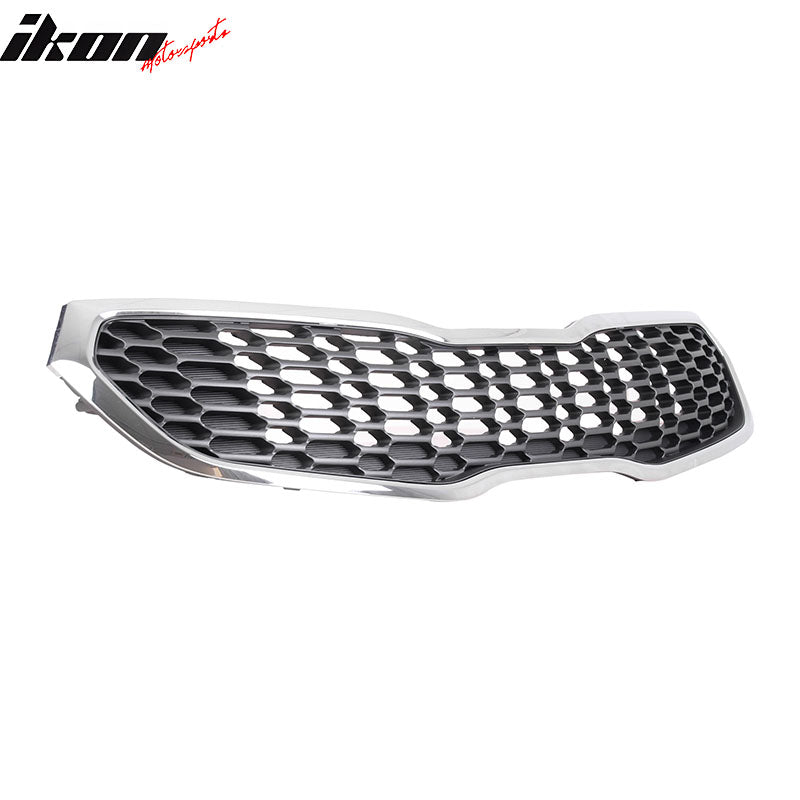 2014-2016 Kia Forte & Forte5 OE Style Front Bumper Upper Grille ABS