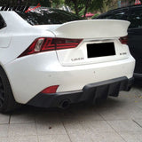 2014-2016 Lexus IS 250 IS350 W Style Rear Bumper Lip Diffuser PU