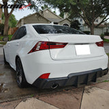 2014-2016 Lexus IS 250 IS350 W Style Rear Bumper Lip Diffuser PU