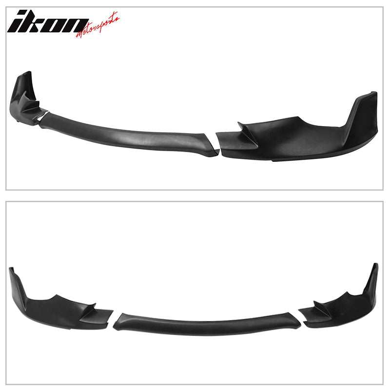 2014-2016 Toyota Corolla Sport Unpainted Black Front Bumper Lip PU 3PC
