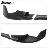 2014-2016 Toyota Corolla Sport Unpainted Black Front Bumper Lip PU 3PC